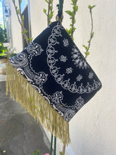Load image into Gallery viewer, Bandana Fringe Clutch