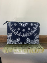 Load image into Gallery viewer, Bandana Fringe Clutch
