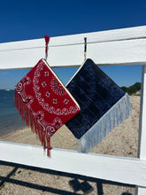 Load image into Gallery viewer, Bandana Fringe Clutch
