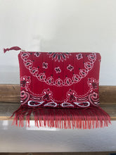 Load image into Gallery viewer, Bandana Fringe Clutch
