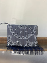 Load image into Gallery viewer, Bandana Fringe Clutch
