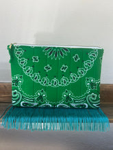 Load image into Gallery viewer, Bandana Fringe Clutch
