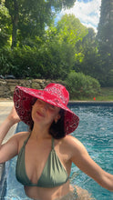 Load image into Gallery viewer, Bandana Big Brim Hat
